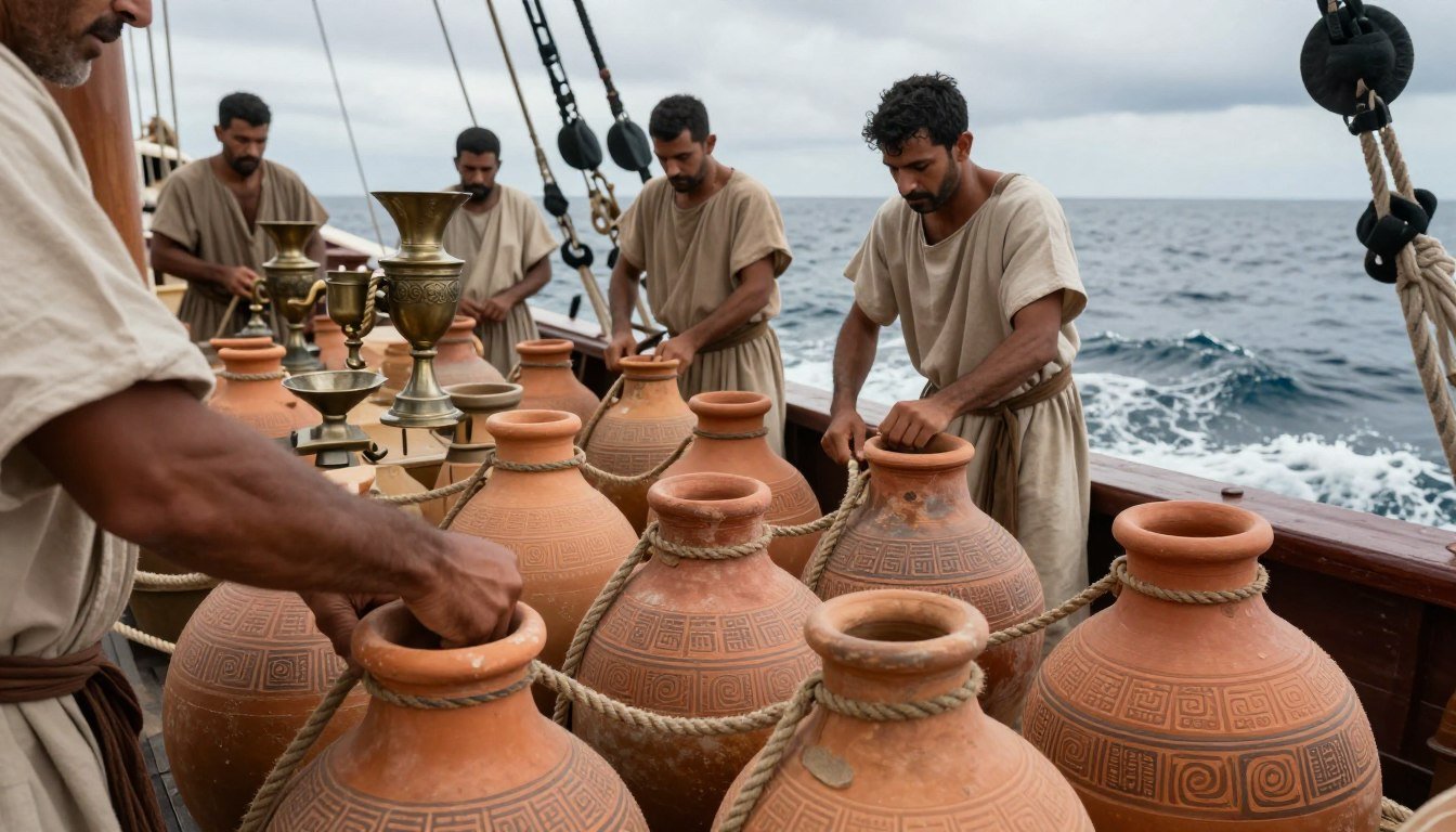 history of ancient amphora wine