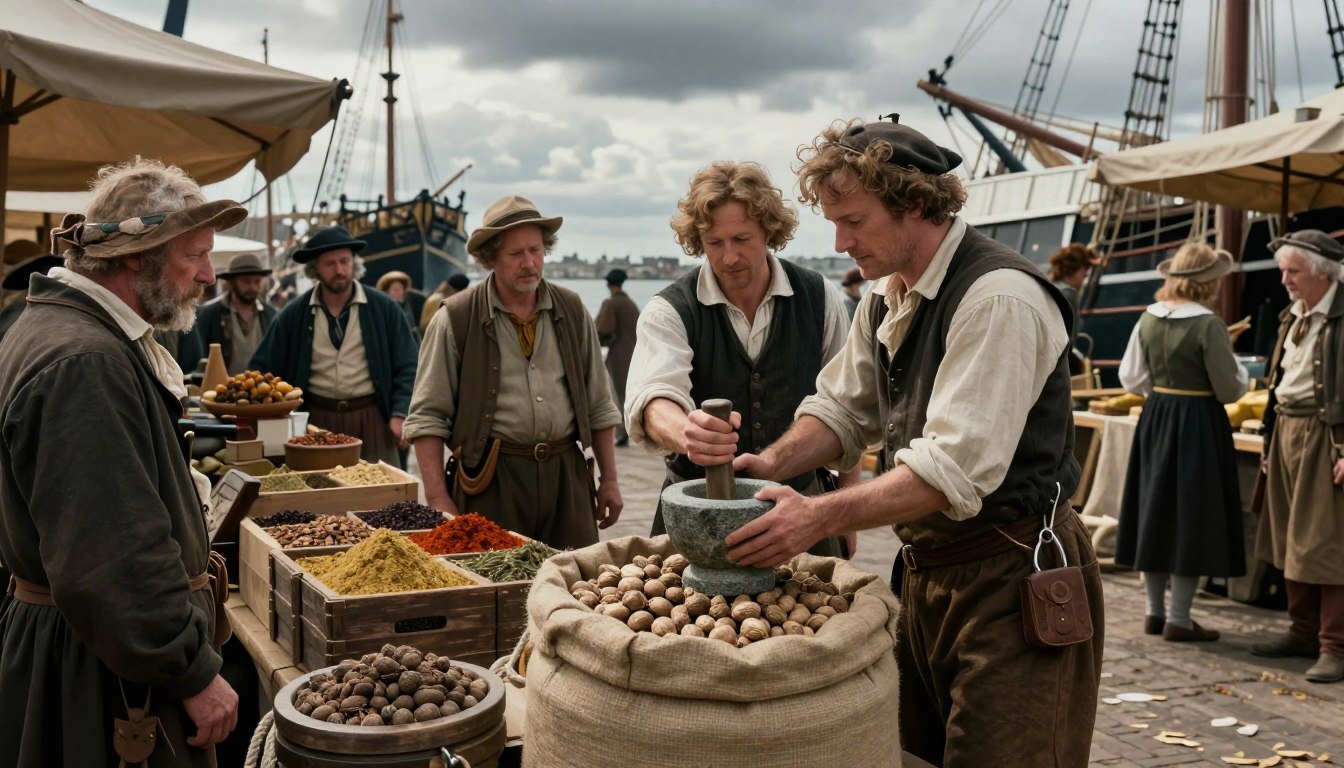 history of nutmeg