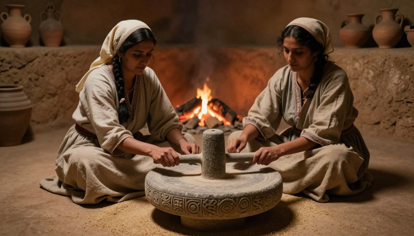 history of quern hand mill