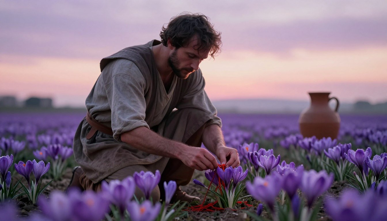 history of saffron